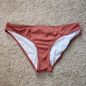 PINK Victoria Secret Mini Bikini Scrunch Cheeky Bottom Rust M